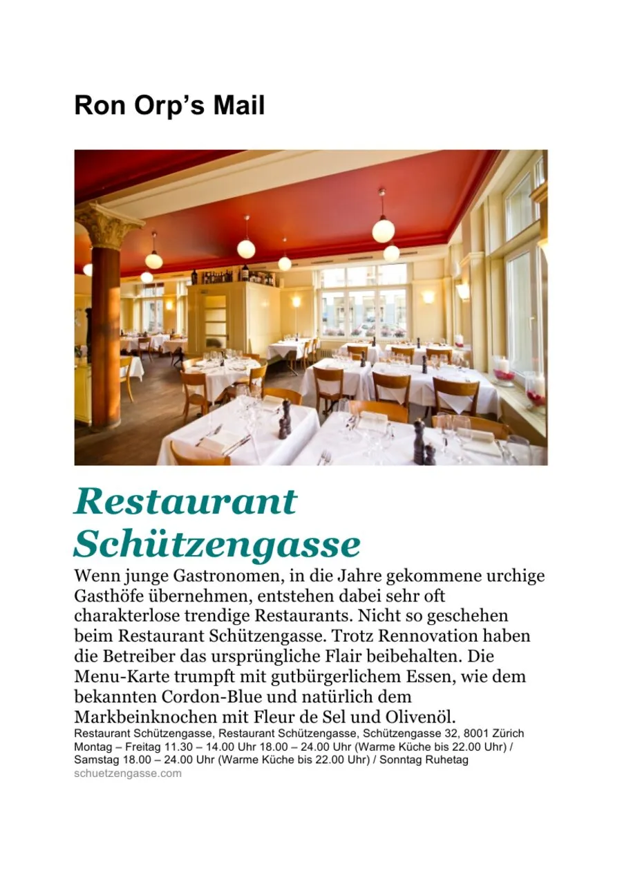 Erste Seite: Ron Orp’s Mail